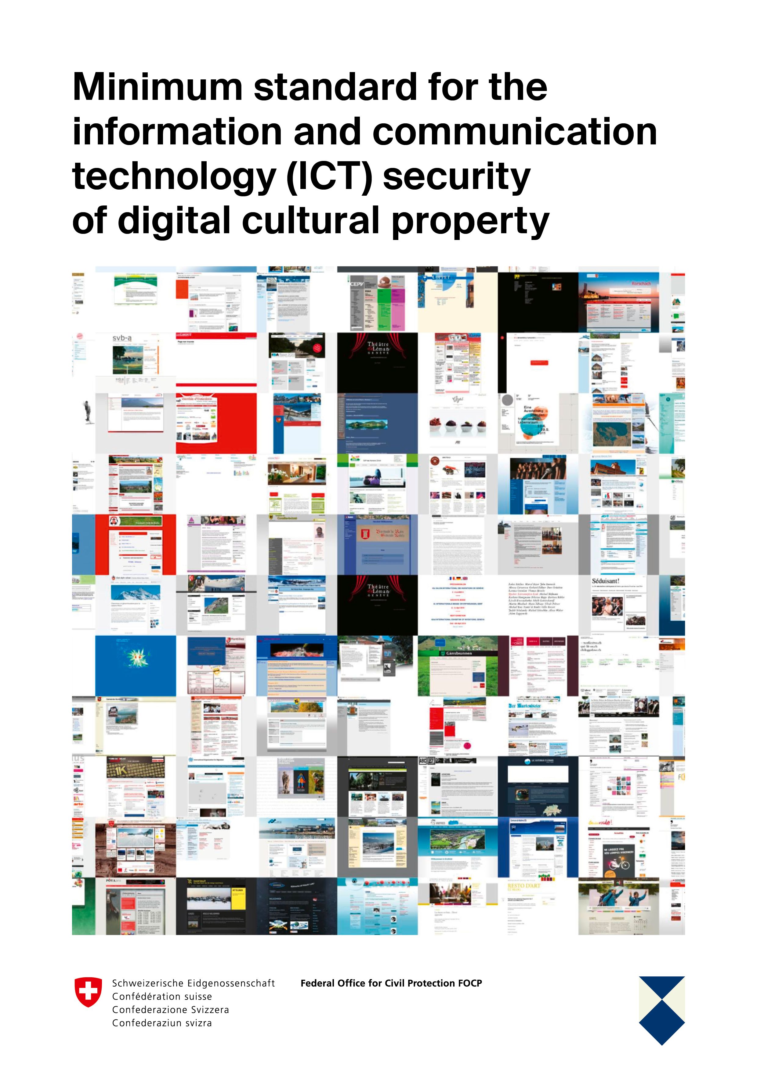 Minimum standard for the information and communication technology (ICT) security of digital cultural property